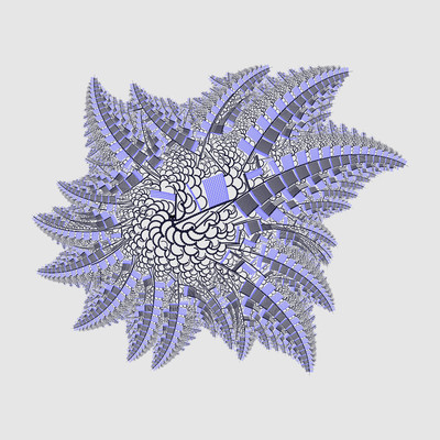out of control   julien leonard dots art