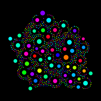 out of control   julien leonard dots art