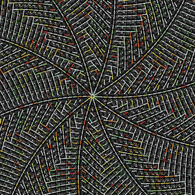 palms   julien leonard dots art