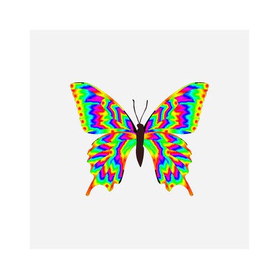 papilio machaon rainbowcrushii   julien leonard dots art