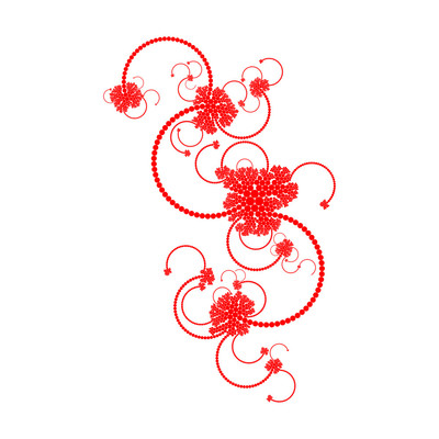 particule calligraphy   julien leonard dots art