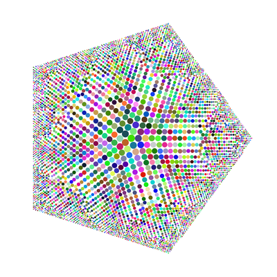 pentagonic   julien leonard dots art