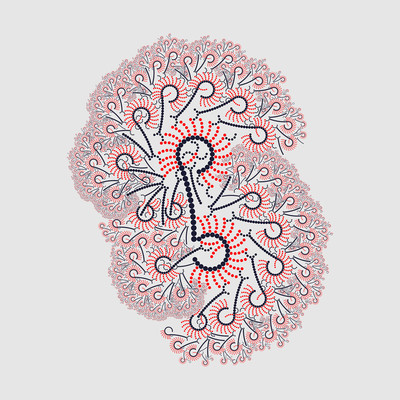pissenlit   julien leonard dots art