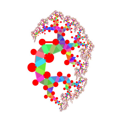 polygon scale   julien leonard dots art
