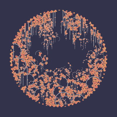 primary forest   julien leonard dots art
