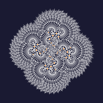 radiations   julien leonard dots art