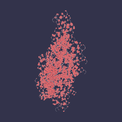 roses bush   julien leonard dots art
