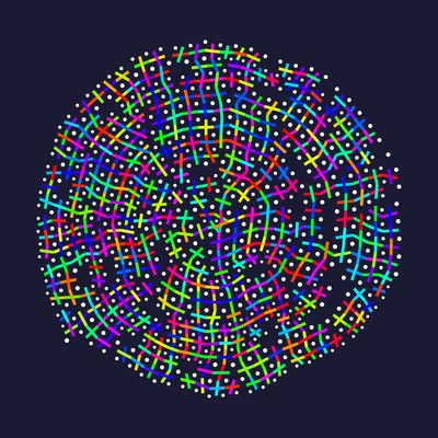 round manhattan   julien leonard dots art