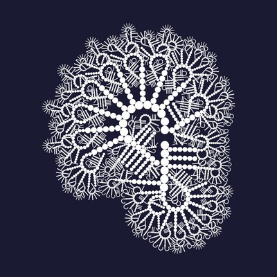 sea cathedral   julien leonard dots art