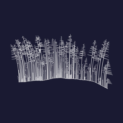 seattle rain forest   julien leonard dots art