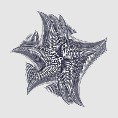 shuriken   julien leonard dots art