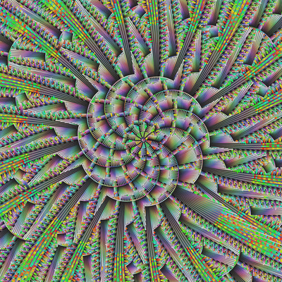 silicon flower   julien leonard dots art