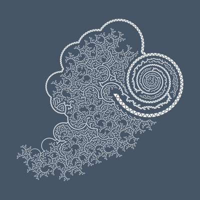 smiling brain   julien leonard dots art