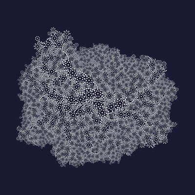 snow cloud   julien leonard dots art