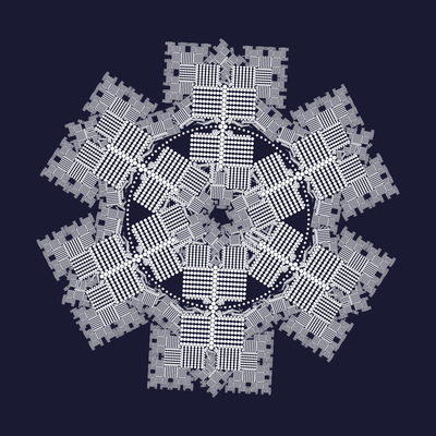 snow crash   julien leonard dots art