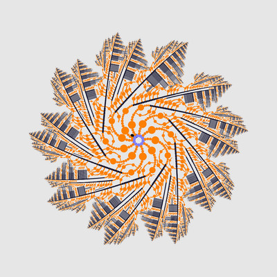 solaronic   julien leonard dots art