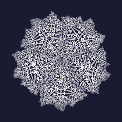 steelflake   julien leonard dots art