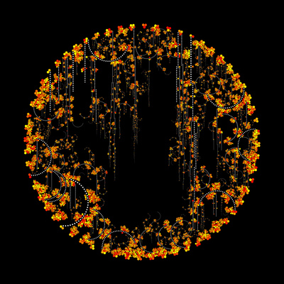 the gold vine   julien leonard dots art