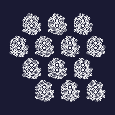 the sisters   julien leonard dots art