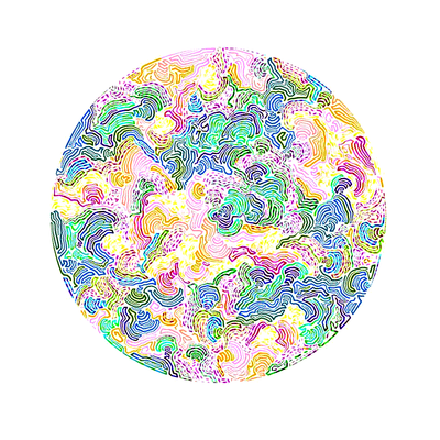 there is no time   julien leonard dots art