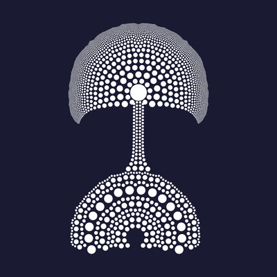 umbrella tree   julien leonard dots art