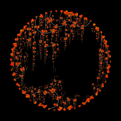 under the vine   julien leonard dots art