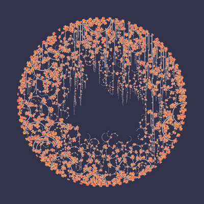 vegetal tunnel   julien leonard dots art