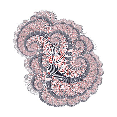 volutenest   julien leonard dots art