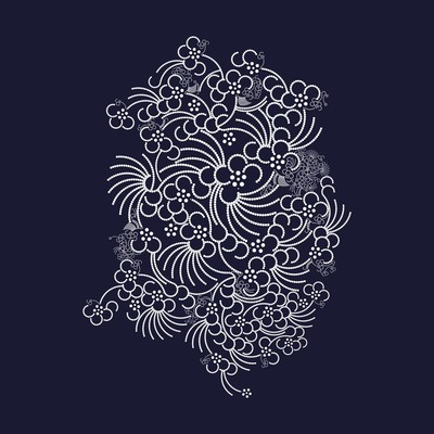 water dance   julien leonard dots art