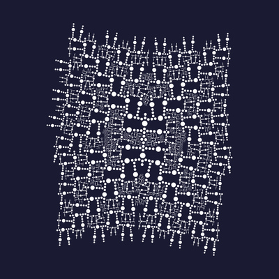 weaving beads   julien leonard dots art