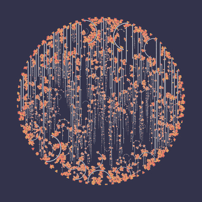 weeping willow   julien leonard dots art