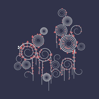 wheels of time   julien leonard dots art