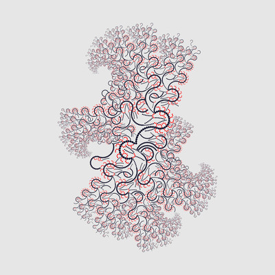 white fungus   julien leonard dots art