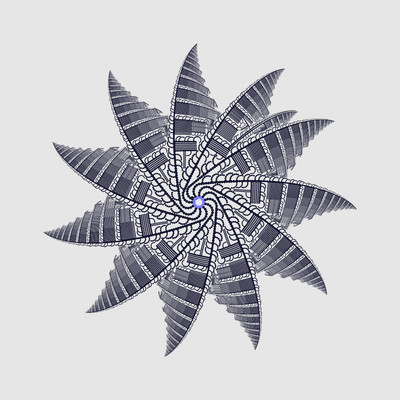 wind seed   julien leonard dots art