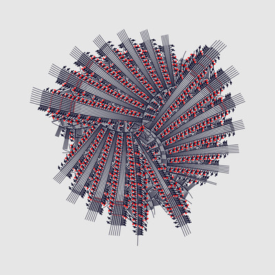 wobbling   julien leonard dots art