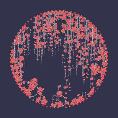 wonderful garden   julien leonard dots art